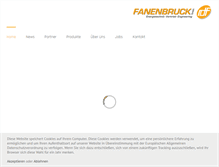 Tablet Screenshot of fanenbruck.org